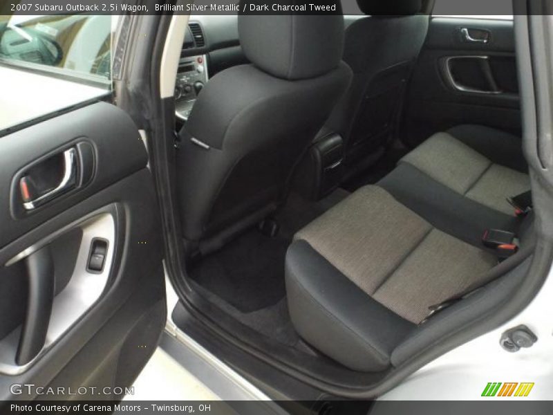 Brilliant Silver Metallic / Dark Charcoal Tweed 2007 Subaru Outback 2.5i Wagon