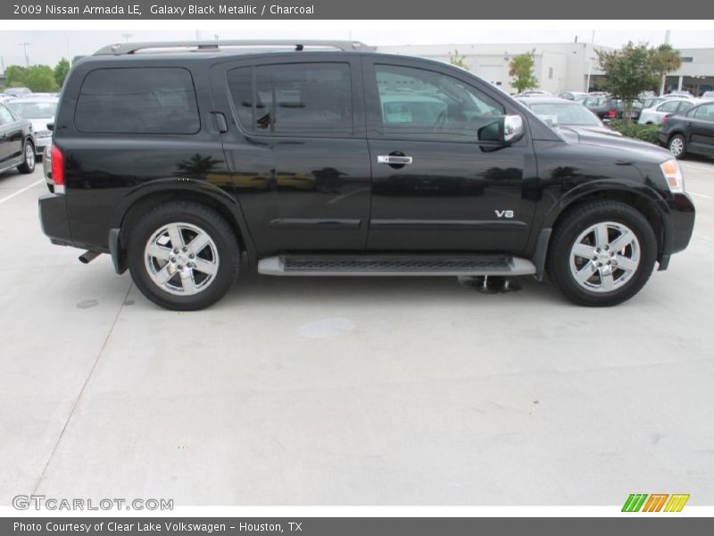 Galaxy Black Metallic / Charcoal 2009 Nissan Armada LE