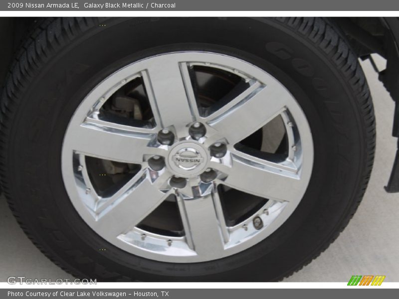 Galaxy Black Metallic / Charcoal 2009 Nissan Armada LE