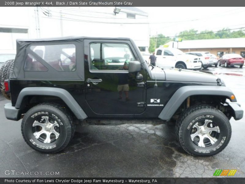 Black / Dark Slate Gray/Medium Slate Gray 2008 Jeep Wrangler X 4x4