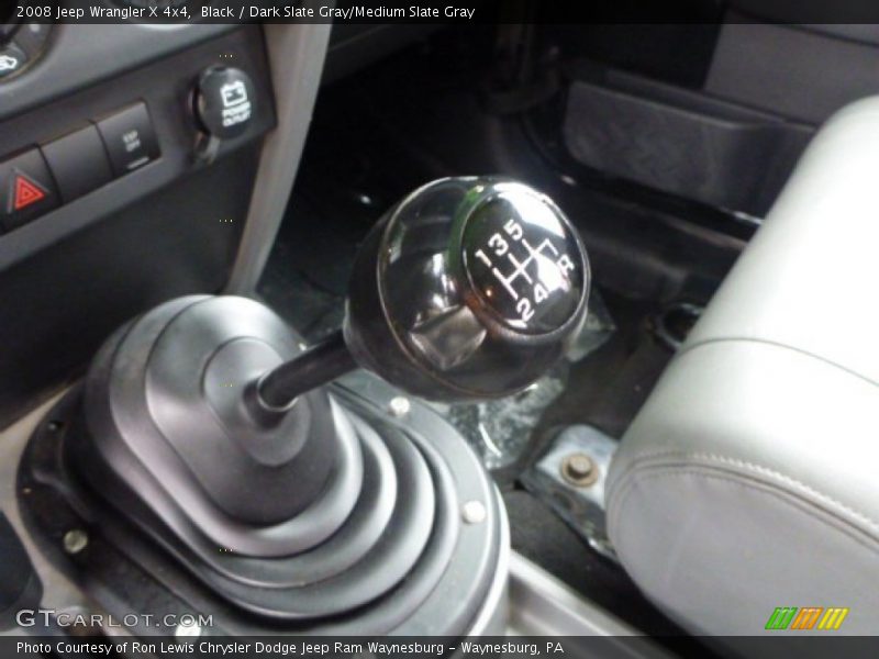 Black / Dark Slate Gray/Medium Slate Gray 2008 Jeep Wrangler X 4x4