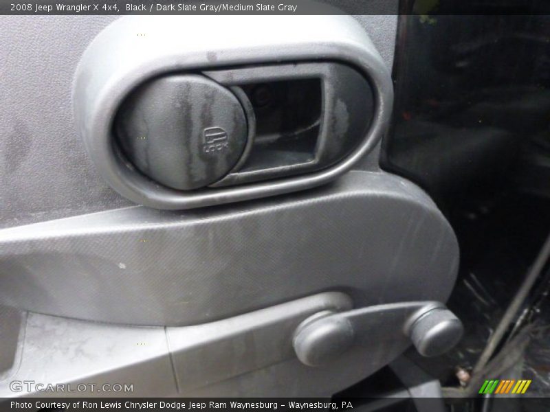 Black / Dark Slate Gray/Medium Slate Gray 2008 Jeep Wrangler X 4x4