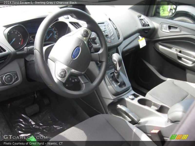Sterling Gray / Charcoal Black 2014 Ford Escape S