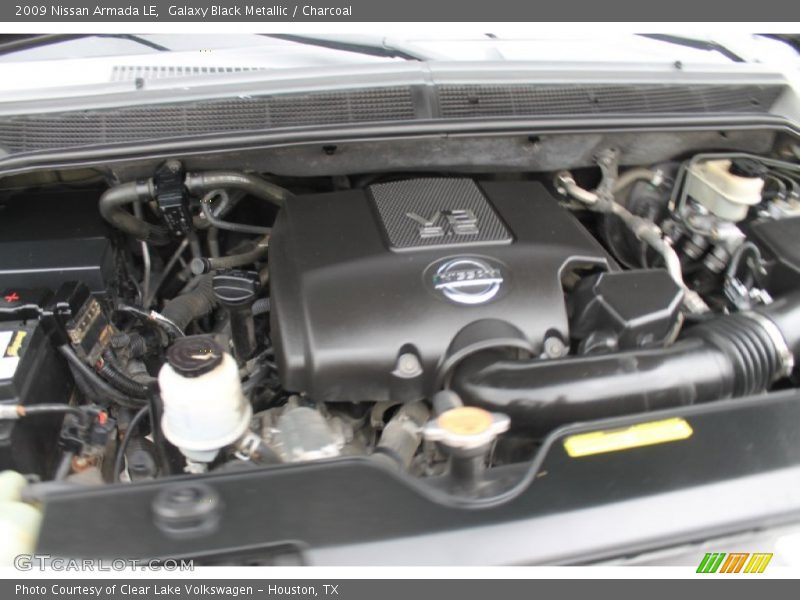 Galaxy Black Metallic / Charcoal 2009 Nissan Armada LE