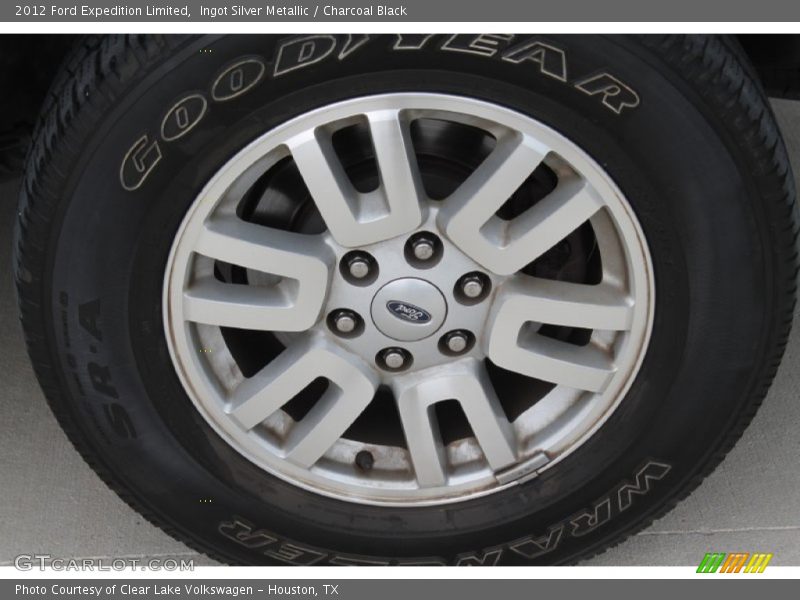 Ingot Silver Metallic / Charcoal Black 2012 Ford Expedition Limited