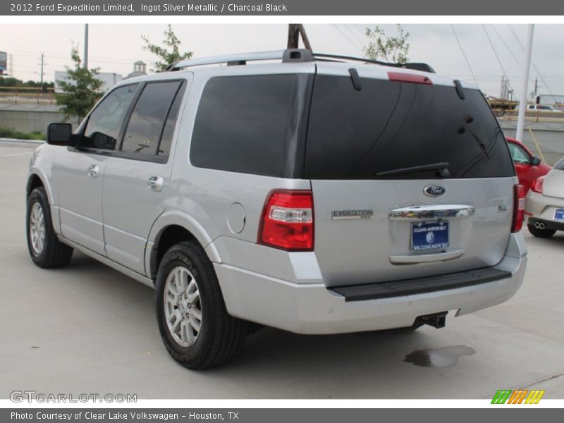 Ingot Silver Metallic / Charcoal Black 2012 Ford Expedition Limited