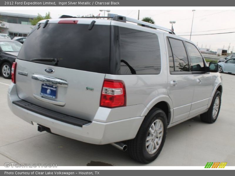 Ingot Silver Metallic / Charcoal Black 2012 Ford Expedition Limited