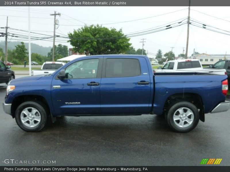 Blue Ribbon Metallic / Graphite 2014 Toyota Tundra SR5 Crewmax 4x4