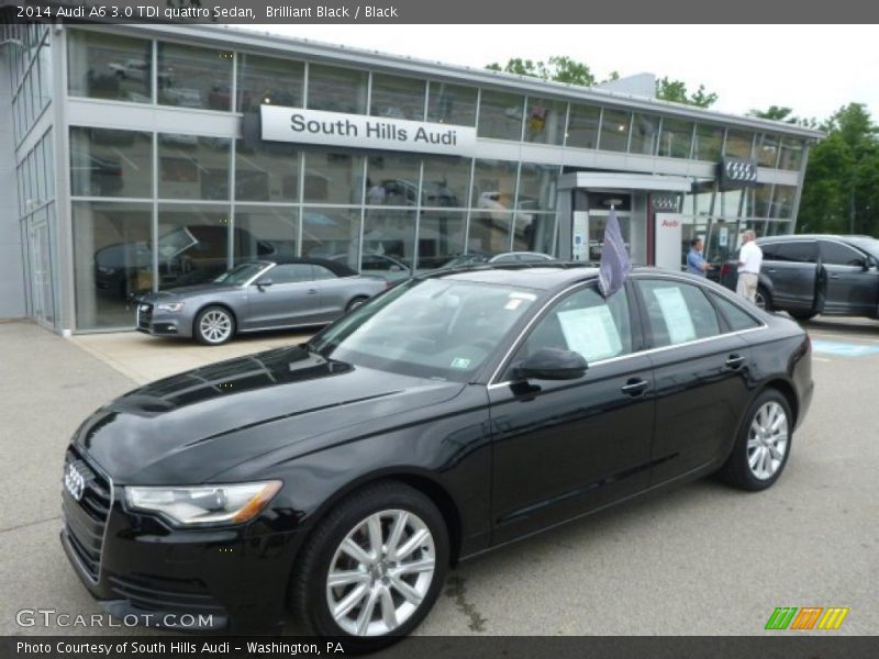 Brilliant Black / Black 2014 Audi A6 3.0 TDI quattro Sedan