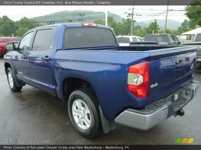 Blue Ribbon Metallic / Graphite 2014 Toyota Tundra SR5 Crewmax 4x4