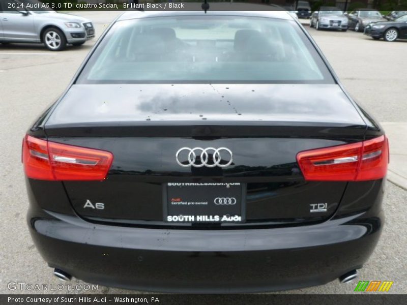 Brilliant Black / Black 2014 Audi A6 3.0 TDI quattro Sedan