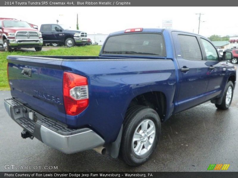 Blue Ribbon Metallic / Graphite 2014 Toyota Tundra SR5 Crewmax 4x4