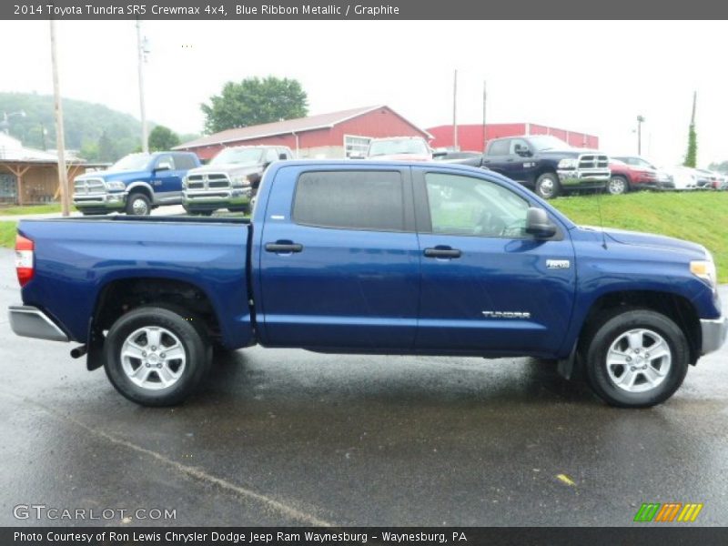 Blue Ribbon Metallic / Graphite 2014 Toyota Tundra SR5 Crewmax 4x4
