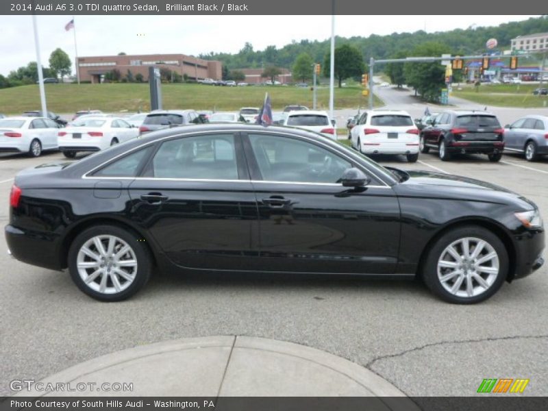 Brilliant Black / Black 2014 Audi A6 3.0 TDI quattro Sedan