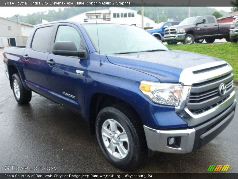 Blue Ribbon Metallic / Graphite 2014 Toyota Tundra SR5 Crewmax 4x4