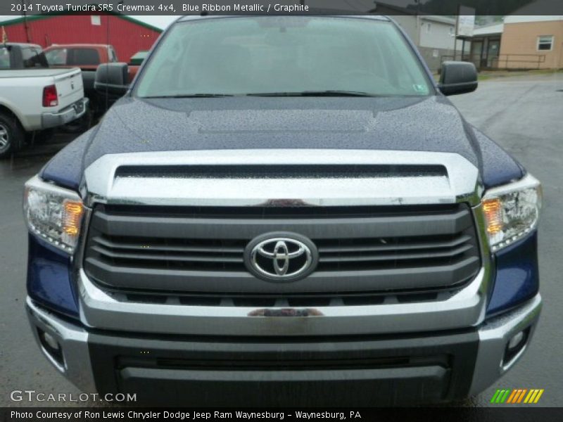 Blue Ribbon Metallic / Graphite 2014 Toyota Tundra SR5 Crewmax 4x4