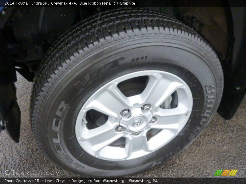 Blue Ribbon Metallic / Graphite 2014 Toyota Tundra SR5 Crewmax 4x4