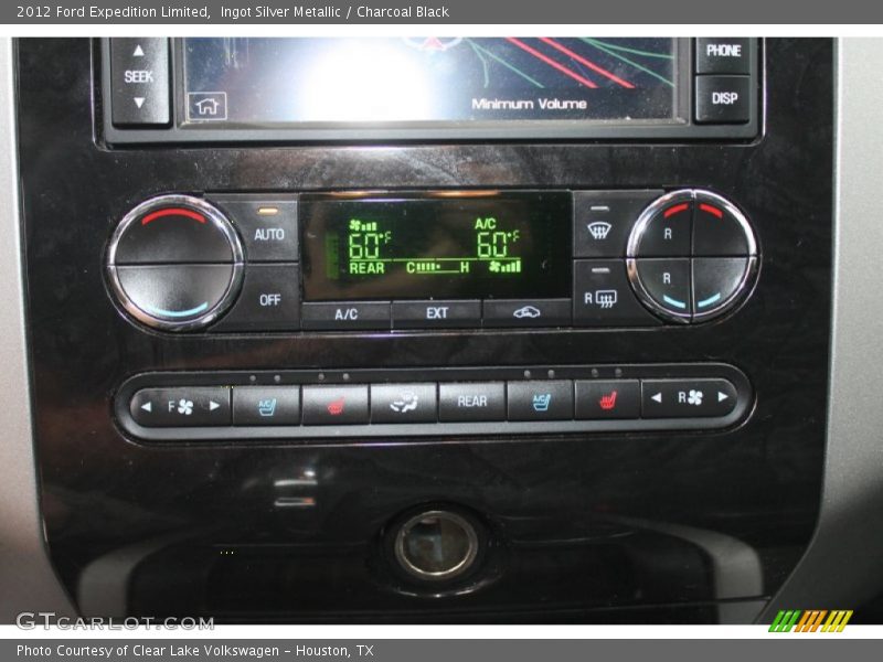 Ingot Silver Metallic / Charcoal Black 2012 Ford Expedition Limited