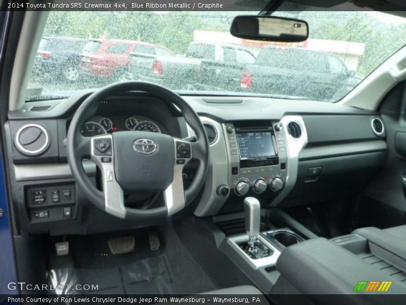 Blue Ribbon Metallic / Graphite 2014 Toyota Tundra SR5 Crewmax 4x4