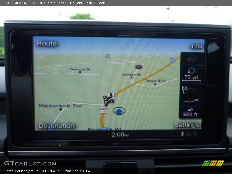 Brilliant Black / Black 2014 Audi A6 3.0 TDI quattro Sedan