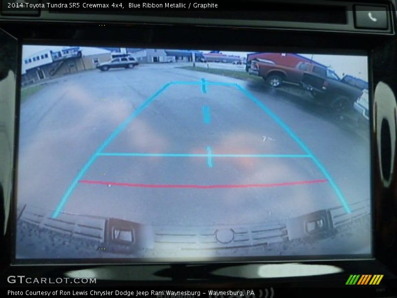 Blue Ribbon Metallic / Graphite 2014 Toyota Tundra SR5 Crewmax 4x4