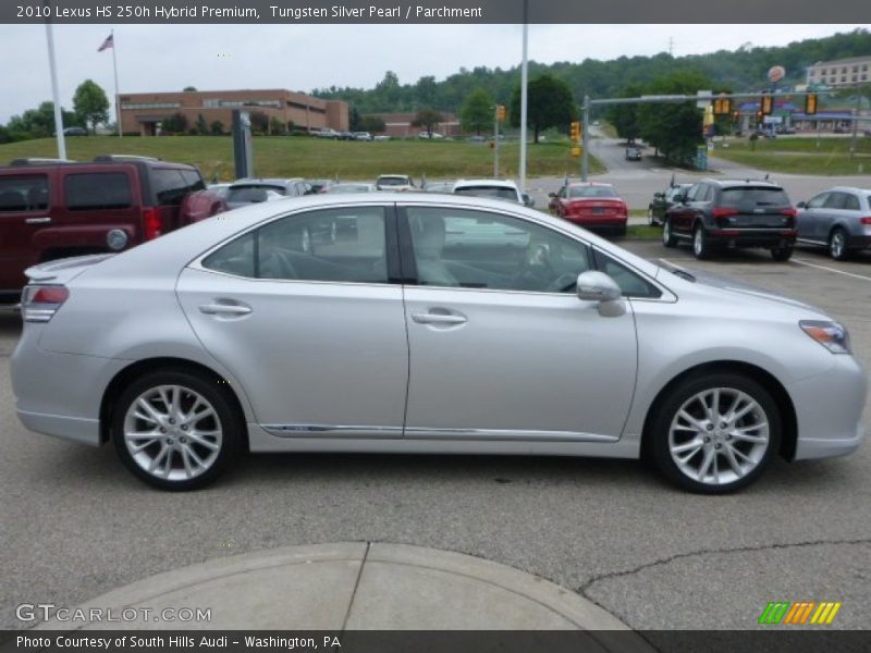 Tungsten Silver Pearl / Parchment 2010 Lexus HS 250h Hybrid Premium