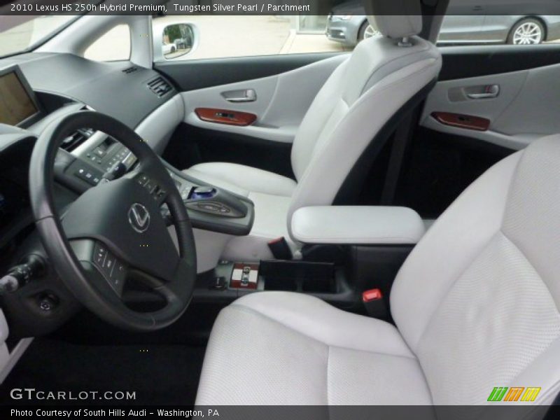 Tungsten Silver Pearl / Parchment 2010 Lexus HS 250h Hybrid Premium