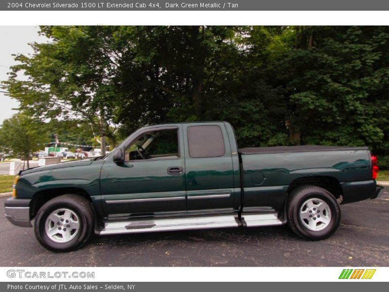  2004 Silverado 1500 LT Extended Cab 4x4 Dark Green Metallic