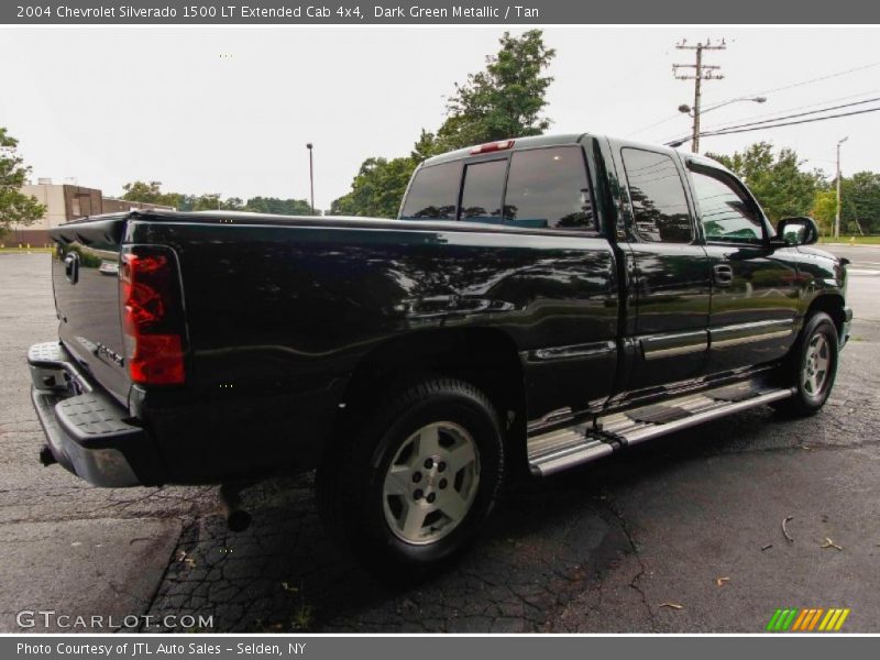 Dark Green Metallic / Tan 2004 Chevrolet Silverado 1500 LT Extended Cab 4x4