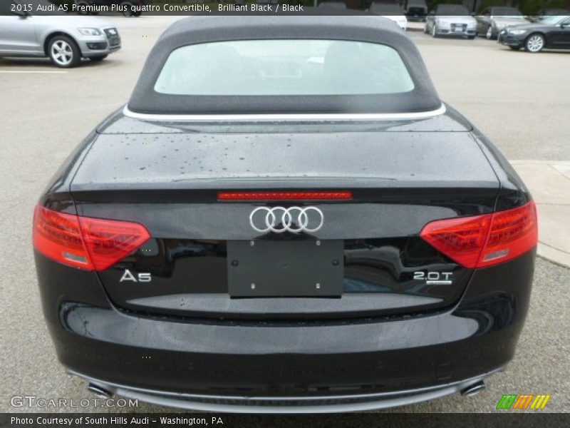 Brilliant Black / Black 2015 Audi A5 Premium Plus quattro Convertible
