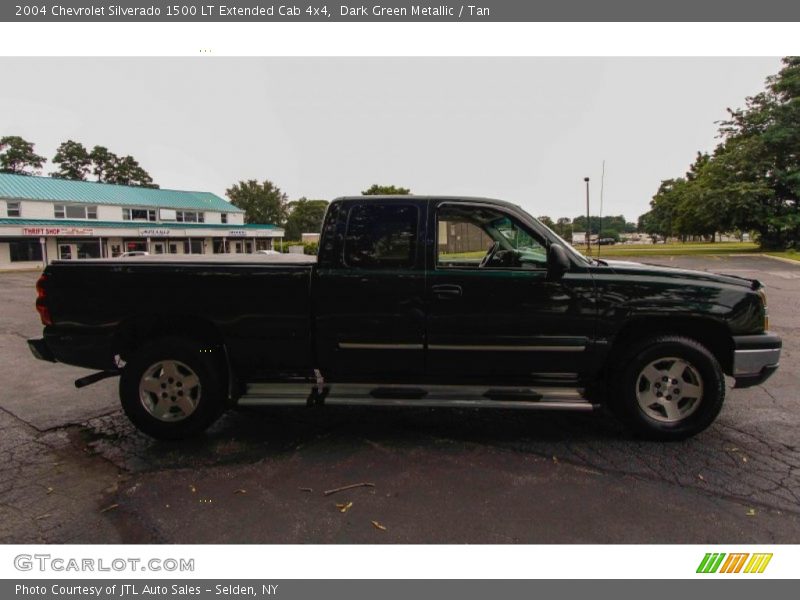 Dark Green Metallic / Tan 2004 Chevrolet Silverado 1500 LT Extended Cab 4x4