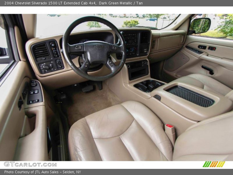 Tan Interior - 2004 Silverado 1500 LT Extended Cab 4x4 