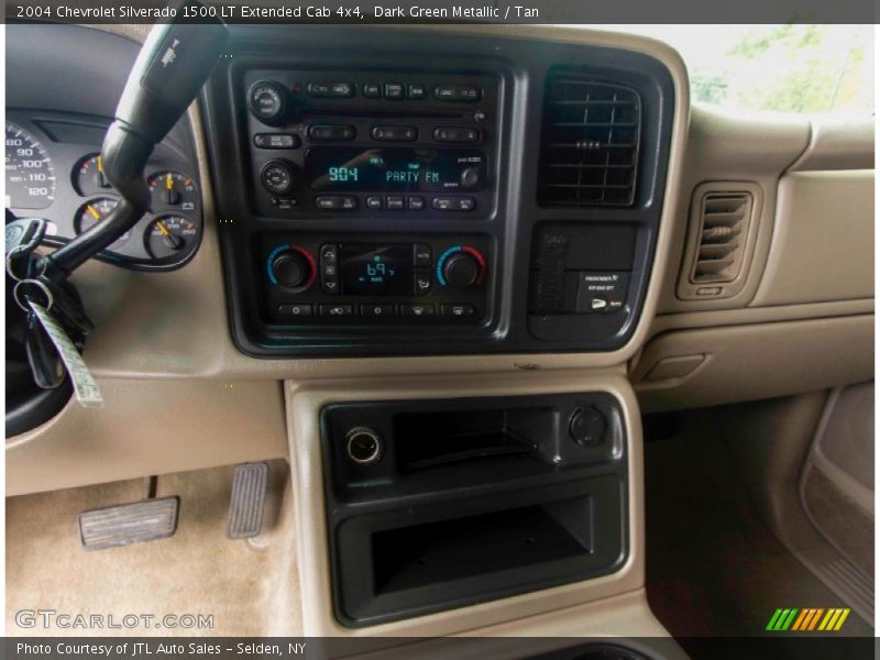 Dark Green Metallic / Tan 2004 Chevrolet Silverado 1500 LT Extended Cab 4x4