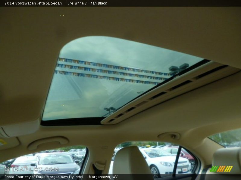 Pure White / Titan Black 2014 Volkswagen Jetta SE Sedan