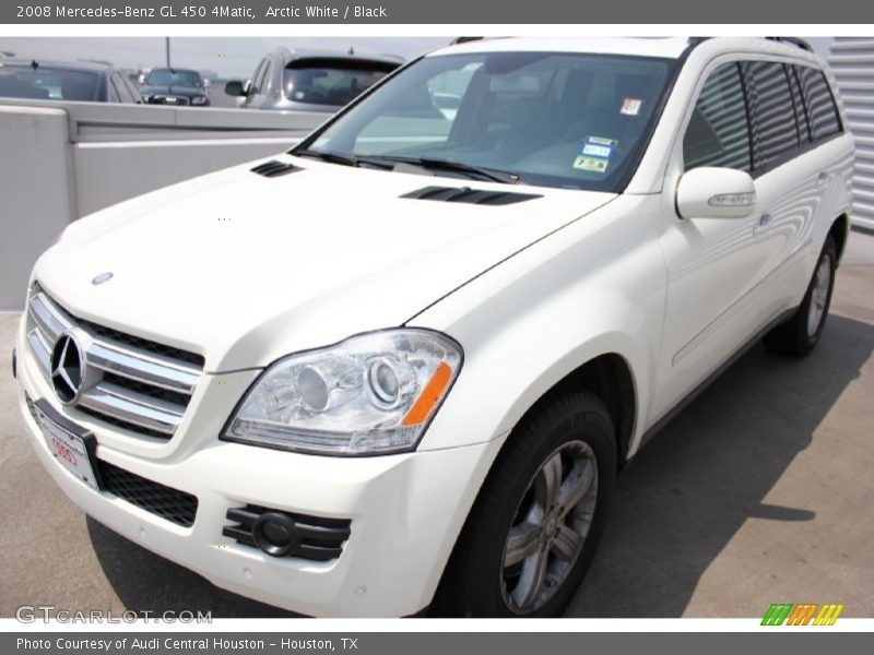 Arctic White / Black 2008 Mercedes-Benz GL 450 4Matic