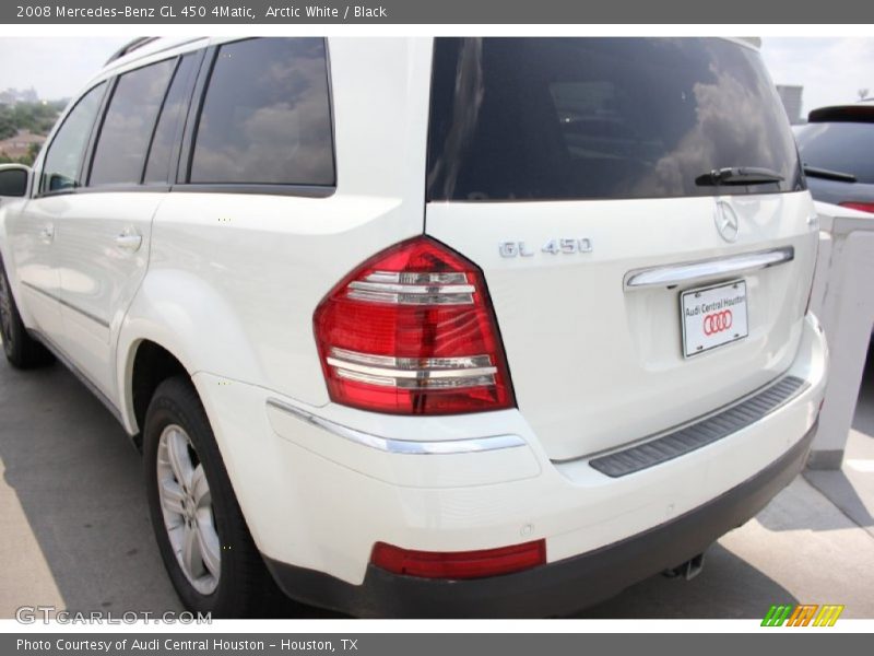 Arctic White / Black 2008 Mercedes-Benz GL 450 4Matic
