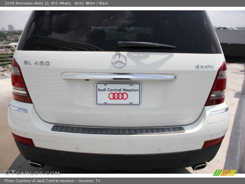 Arctic White / Black 2008 Mercedes-Benz GL 450 4Matic
