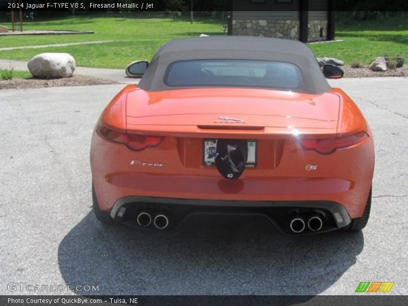 Firesand Metallic / Jet 2014 Jaguar F-TYPE V8 S