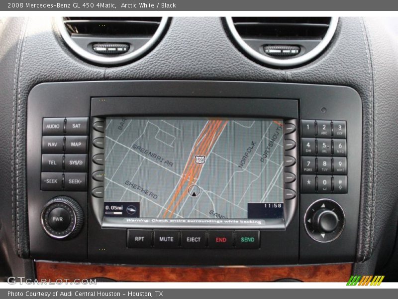 Arctic White / Black 2008 Mercedes-Benz GL 450 4Matic