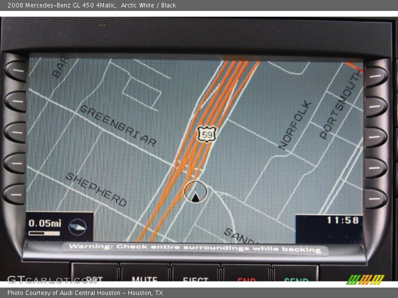 Arctic White / Black 2008 Mercedes-Benz GL 450 4Matic