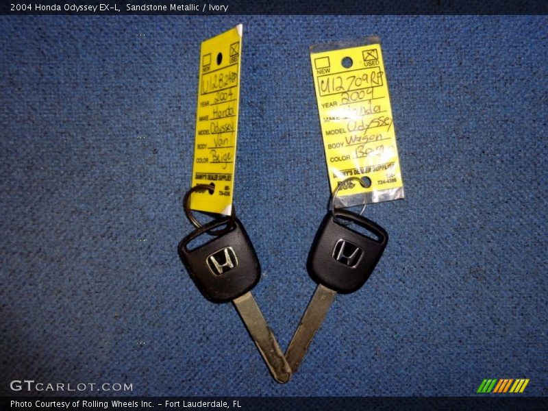 Sandstone Metallic / Ivory 2004 Honda Odyssey EX-L