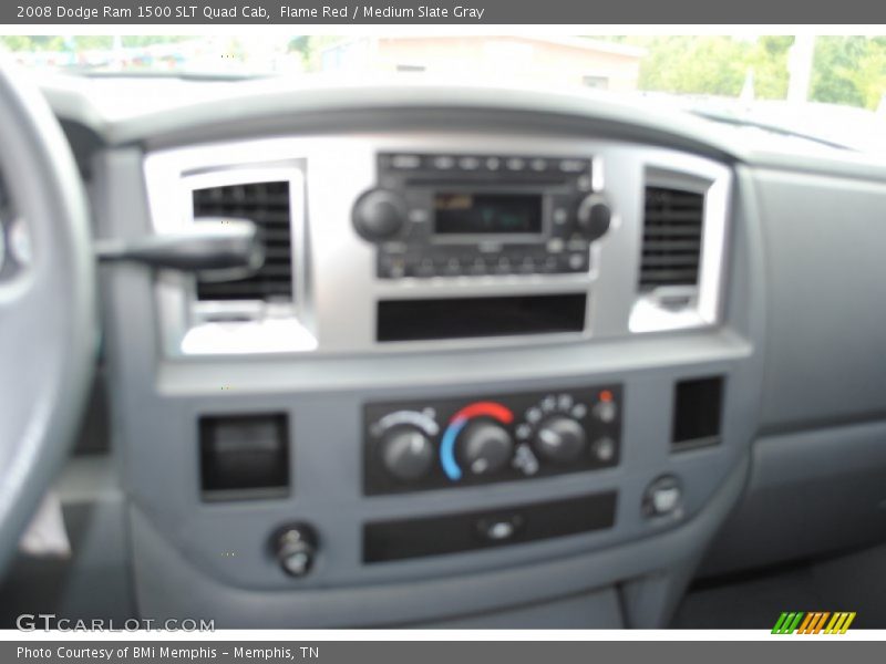 Flame Red / Medium Slate Gray 2008 Dodge Ram 1500 SLT Quad Cab