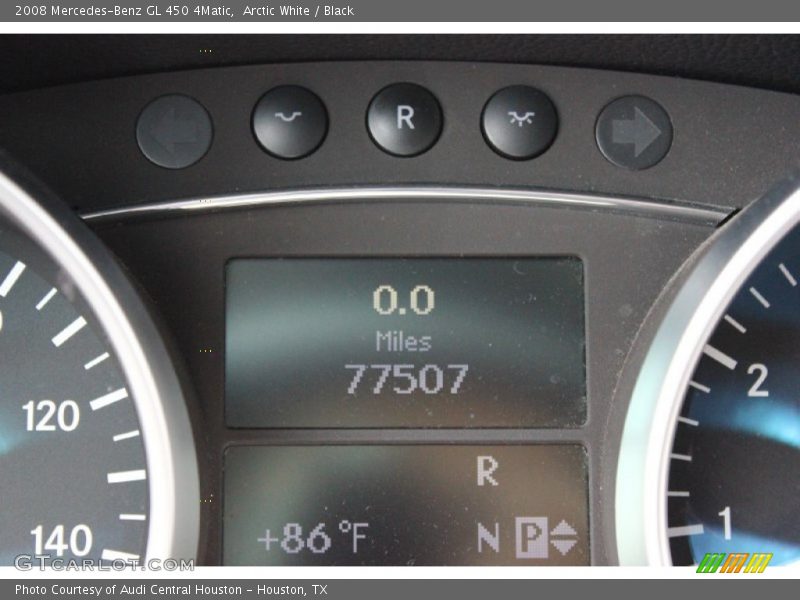 Arctic White / Black 2008 Mercedes-Benz GL 450 4Matic