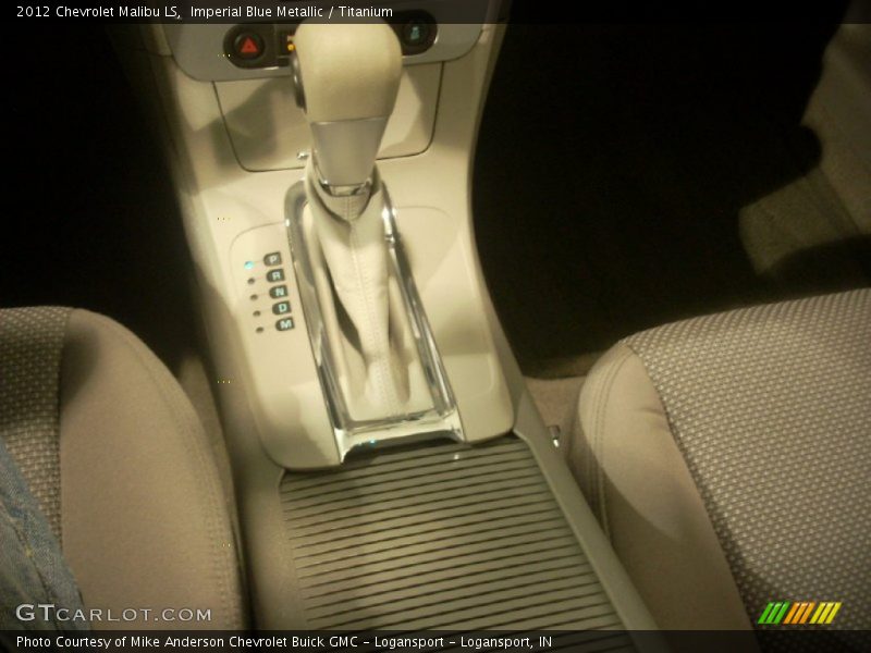 Imperial Blue Metallic / Titanium 2012 Chevrolet Malibu LS