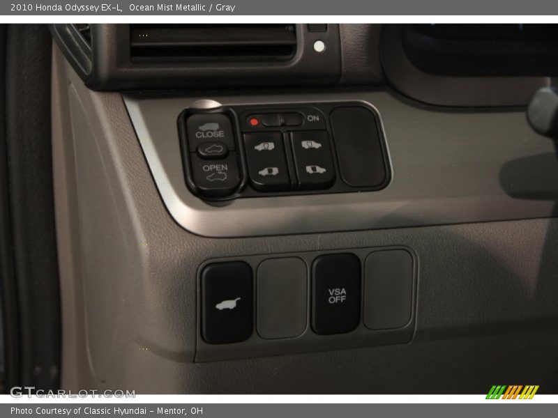 Ocean Mist Metallic / Gray 2010 Honda Odyssey EX-L