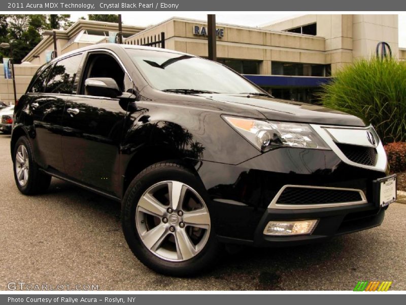 Crystal Black Pearl / Ebony 2011 Acura MDX Technology