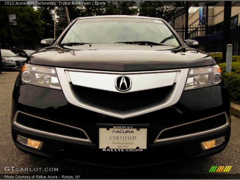 Crystal Black Pearl / Ebony 2011 Acura MDX Technology