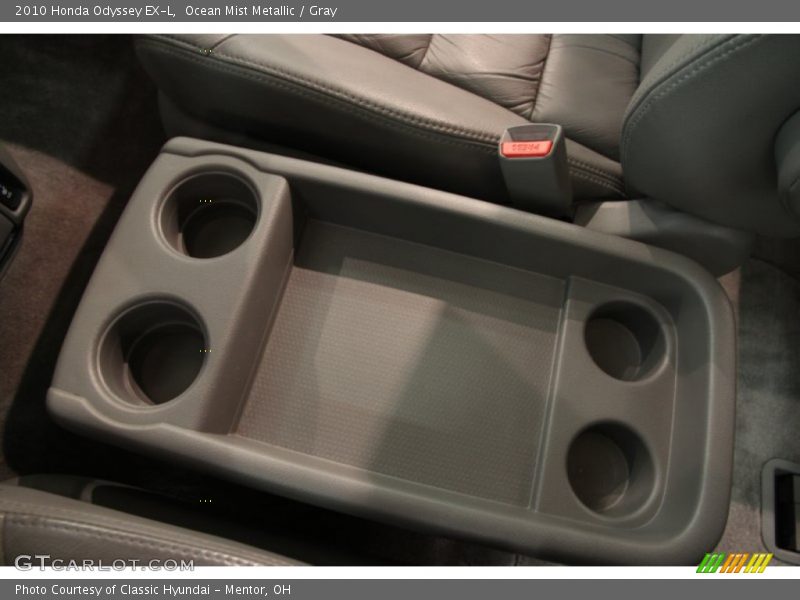 Ocean Mist Metallic / Gray 2010 Honda Odyssey EX-L