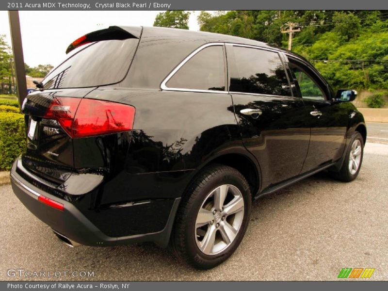 Crystal Black Pearl / Ebony 2011 Acura MDX Technology