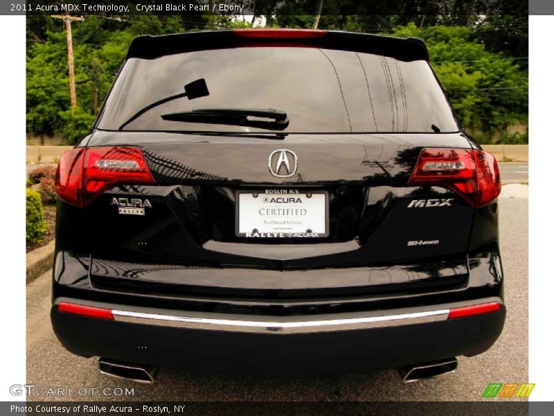 Crystal Black Pearl / Ebony 2011 Acura MDX Technology